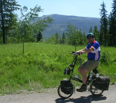 Dennis on his New Bike Friday.